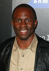Gbenga Akinnagbe at the Samsung Infuse 4G launch event in Los Angeles.