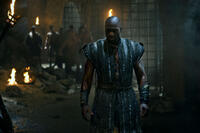 Adewele Akinnouye-Agbaje as Atticus in "Pompeii."