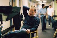 Director Aaron Woodley on the set of "Tennessee."