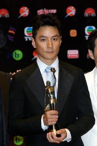 Daniel Wu at the 26th Hong Kong Film Awards.