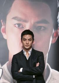 Daniel Wu at the press conference of "The Banquet."