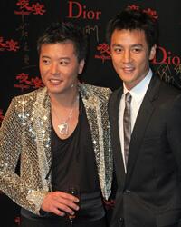 Peter Cheung and Daniel Wu at the premiere of "The Banquet."