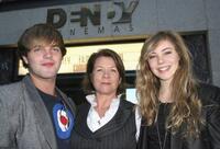 Harry Cook, Sarah Woods and Morgan Griffin at the official launch for the Sydney Film Festival.