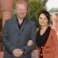 Bjame Henriksen and Vivian Wu at the photocall of "Chinaman" during the Marrakesh International Film Festival 2005.
