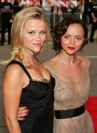 Reese Witherspoon and Christina Ricci at the gala presentation of "Penelope" during the Toronto International Film Festival.