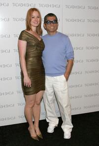 Alicia Witt and Tadashi Shoji at the Tadashi 2008 Fashion Show during the Mercedes-Benz Fashion Week Spring 2008.