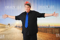 Jacob Wysocki at the photocall of "Terri" during the 37th Deauville Film Festival.