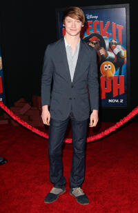 Calum Worthy at the California premiere of "Wreck-It Ralph."