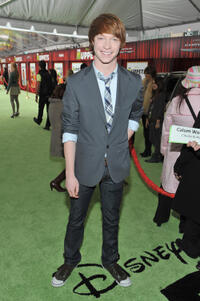 Calum Worthy at the California premiere of "The Muppets."