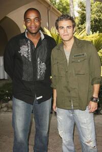 Rick Worthy and Paul Wesley at the 2006 Summer Television Critics Press Tour.
