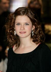 Bonnie Wright at the world premiere of "Harry Potter And The Goblet Of Fire."