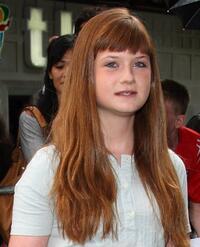 Bonnie Wright at the UK premiere of "The Bourne Ultimatum."