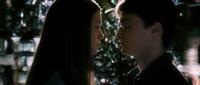 Bonnie Wright as Ginny Weasley and Daniel Radcliffe as Harry Potter in "Harry Potter and the Half-Blood Prince."