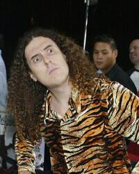Weird Al Yankovic at the premiere of "School of Rock."