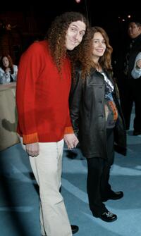 Weird Al Yankovic and Guest at the party celebrating the 5th Anniversary of "South Park."