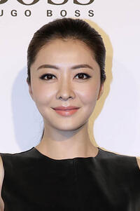 Lynn Xiong at the opening of the Hugo Boss store in Hong Kong.