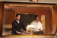 Adrien Brody as Leonard Chess and Jeffrey Wright as Muddy Waters in "Cadillac Records."