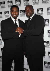 Michael Jai White and Malik Yoba at the Thurgood Marshall College Fund's 21st anniversary awards dinner gala.