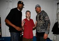 Deandre Jordan, Adam Yauch and Michael Beasley at the after party of "Gunnin' For That #1 Spot."