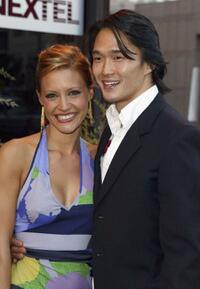 Kadee Strickland and Karl Yune at the screening of "Anacondas: The Hunt for the Blood Orchid."