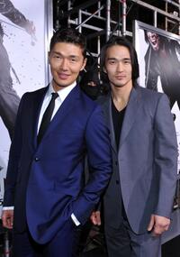 Rick Yune and Karl Yune at the California premiere of "Ninja Assassin."