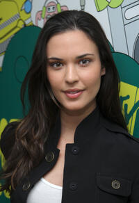 Odette Yustman at MTV's TRL in N.Y.