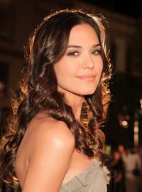 Odette Yustman at the premiere of "Cloverfield."