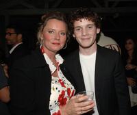 Susan Markowitz and Anton Yelchin at the after party premiere of "Alpha Dog."