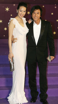 Donnie Yen and Guest at the 25th Hong Kong Film Awards.