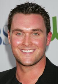Owain Yeoman at the CW/CBS/Showtime/CBS Television TCA party.