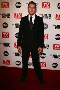 Owain Yeoman at the premiere of "The Nine."