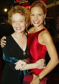 Grace Zabriskie and KaDee Strickland at the premiere of "The Grudge."