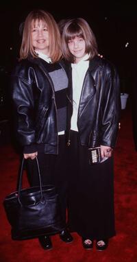 Pia Zadora and Guest at the premiere of "Titanic."