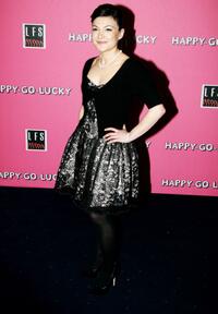 Alexis Zegerman at the premiere of "Happy-Go-Lucky."