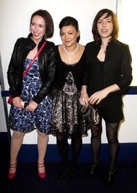 Kate O'Flynn, Alexis Zegerman and Sally Hawkins at the UK premiere of "Happy-Go-Lucky."