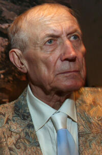 Yevgeny Yevtushenko at the Yad Vashem holocaust museum in Jerusalem.