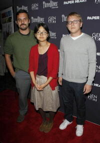 Jake M. Johnson, Charlyne Yi and Nicholas Jasenovec at the screening of "Paper Heart."