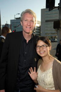 Chris McGurk and Charlyne Yi at the screening of "Paper Heart."