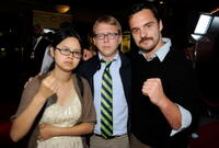 Charlyne Yi, Director/producer Nick Jasenovec and Jake Johnson at the screening of "Paper Heart."