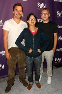 Jake M. Johnson, Charlyne Yi and writer/director Nicholas Jasenovec at the Entertainment Weekly's Syfy Party during the Comic-Con 2009.