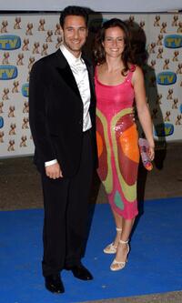 Raoul Bova and Chiara Giordano at the XXI International Television Awards ceremony.