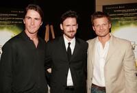 Christian Bale, Jeremy Davies and Steve Zahn at the premiere of "Rescue Dawn."