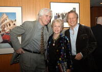 Douglas Kirkland, Patricia York and Michael York at the Grand Opening AMPAS Winter 2008 Exhibitions.