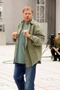 Robert Zemeckis on the set of "Disney's A Christmas Carol in Disney Digital 3-D."
