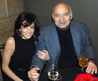 Burt Young and Lisa Marcelino at the afterparty premiere of "Rocky Balboa."