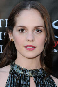 Melanie Zanetti at the premiere of "The Leisure Class" in Los Angeles.