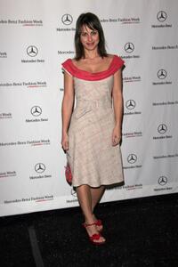 Constance Zimmer at the Smashbox during the Mercedes-Benz Fashion week.