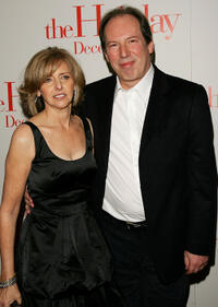 Director Nancy Meyers and Hans Zimmer at the premiere of "The Holiday."