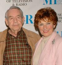 Tom Bosley and Marion Ross at the "Happy Days" 30th Anniversary Reunion.