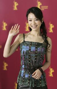 Zhang Jingchu at the photocall of "Kong Que" during the 55th annual Berlinale International Film Festival.